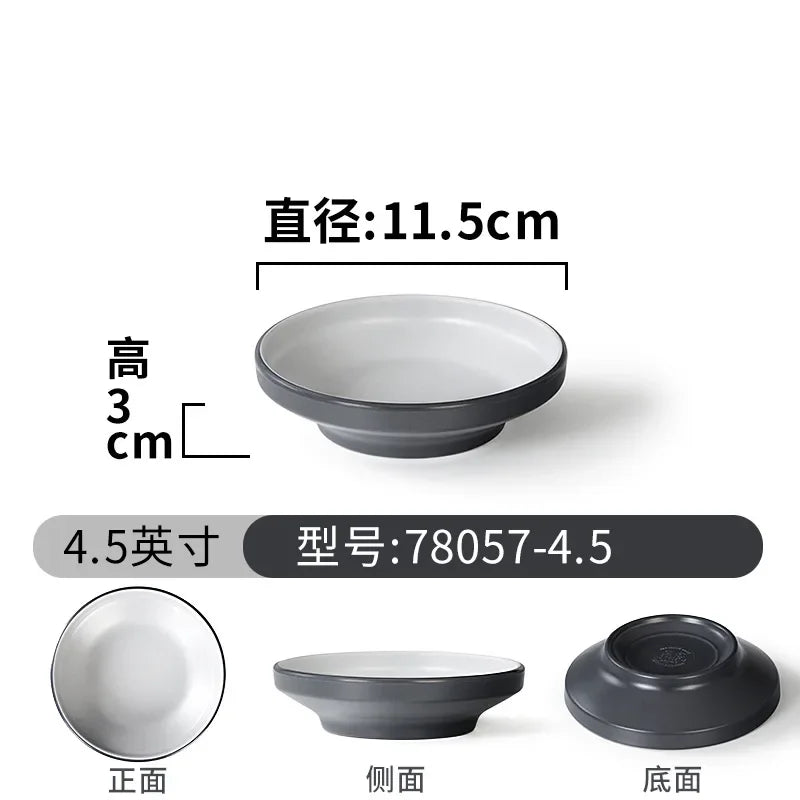 1PCS Tableware/high-end Cold Dish Plates/non Fragile Plates/bowls/sushi Plates, Japanese Style,A5 Food Grade Melamine