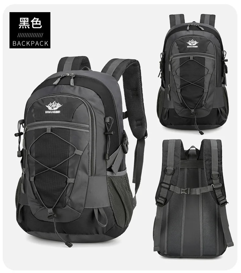 30L Lightweight Hiking Backpacks Waterproof Travel Shoulder Bags Outdoor Camping Cycling Fishing Climbing Backpack for Women Men
