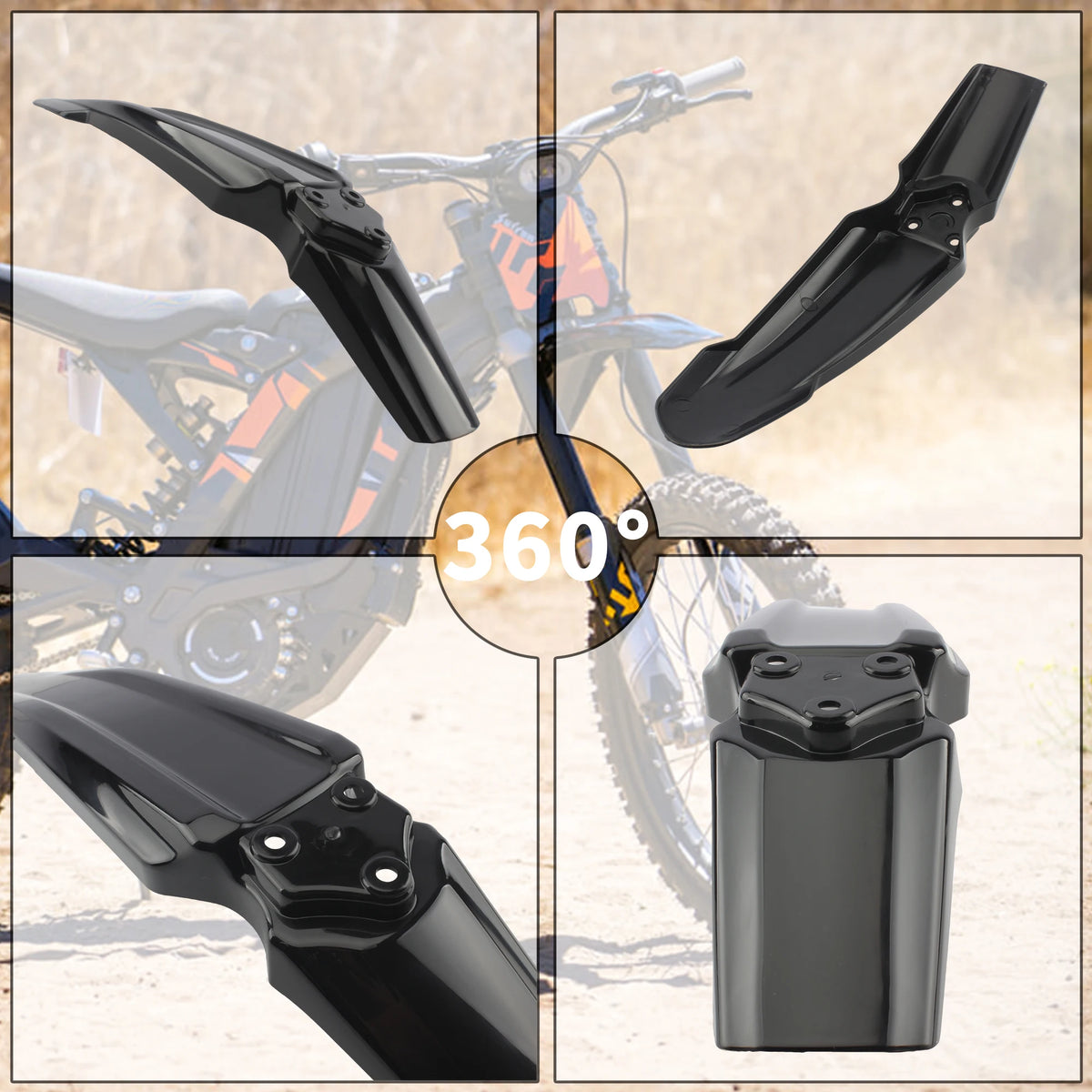For Light Bee X & Light Bee S Front Rear Wheel Mudguards Fender For Segway X260 X160 Electric Motocross Refit Protective Parts