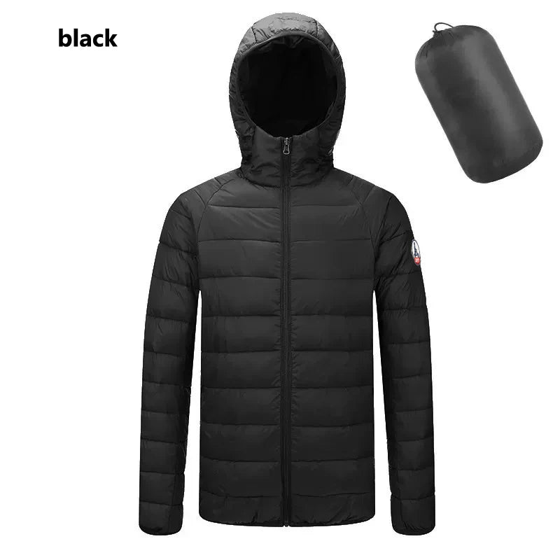 Europe Spring Autumn Embroidery Men Women With Zipper Sleeveless Vest Front Going Out Light Thin Hooded Down Long sleeves Jacket
