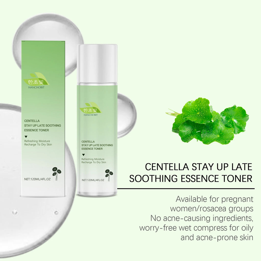 Centella Asiatica Skincare Set Moisturizing Toner Friming Facial Serum Soothing Cream Shrink Pores Deep Cleansing Face Wash Foam
