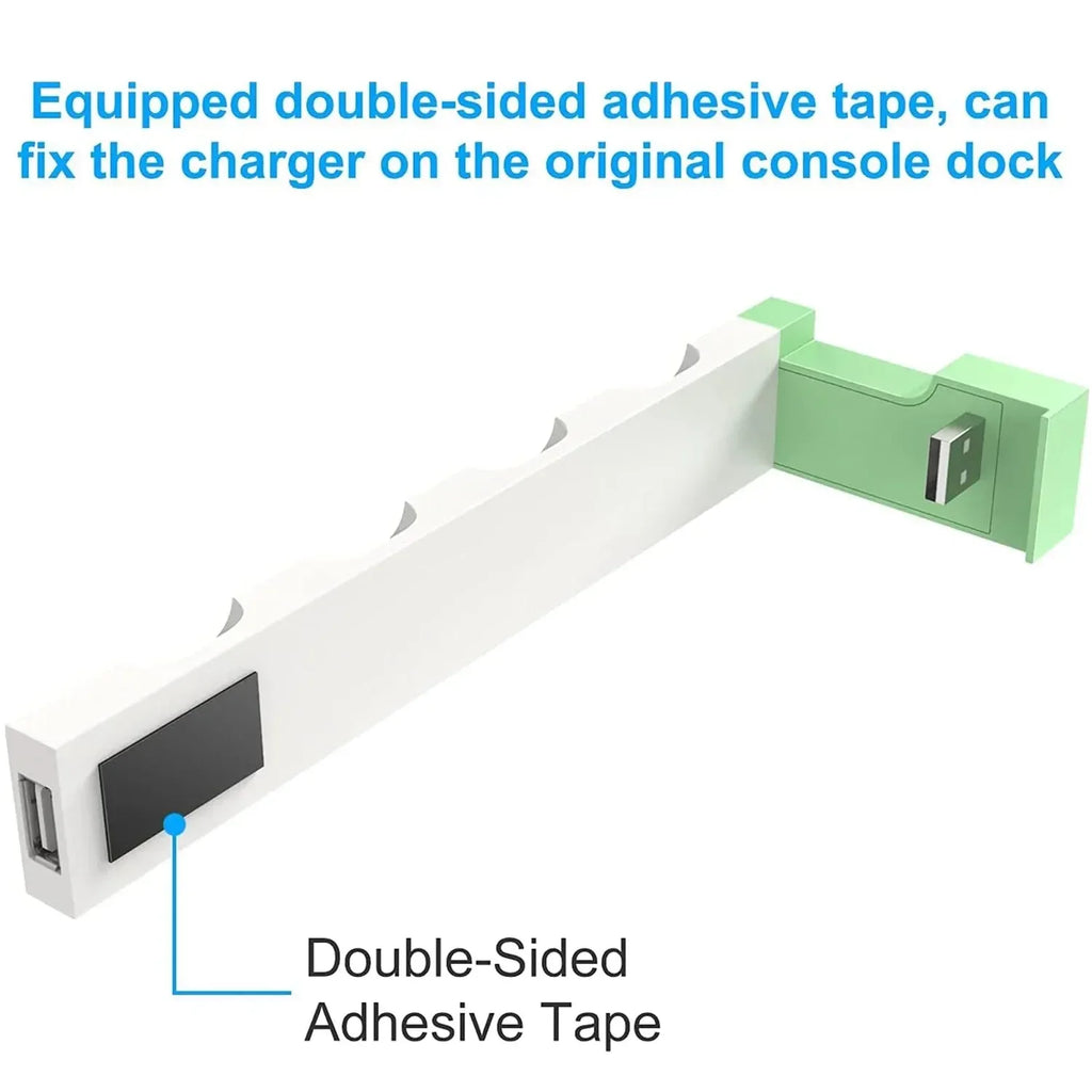 IPEGA PG-9186 Charging Dock for Switch&OLED,Charges Up to 4 Controllers,Compatible with Switch and OLED,Hot-Selling 4-port Stand