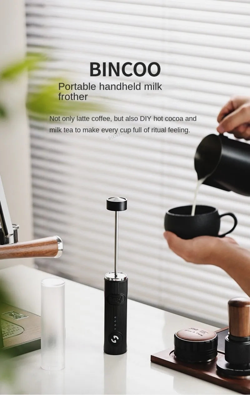 Wireless Electric Mini Milk Frother Coffee Whisk Portable Egg Beater Blender Kitchen Cooking Stirrer Cappuccino Coffee Maker