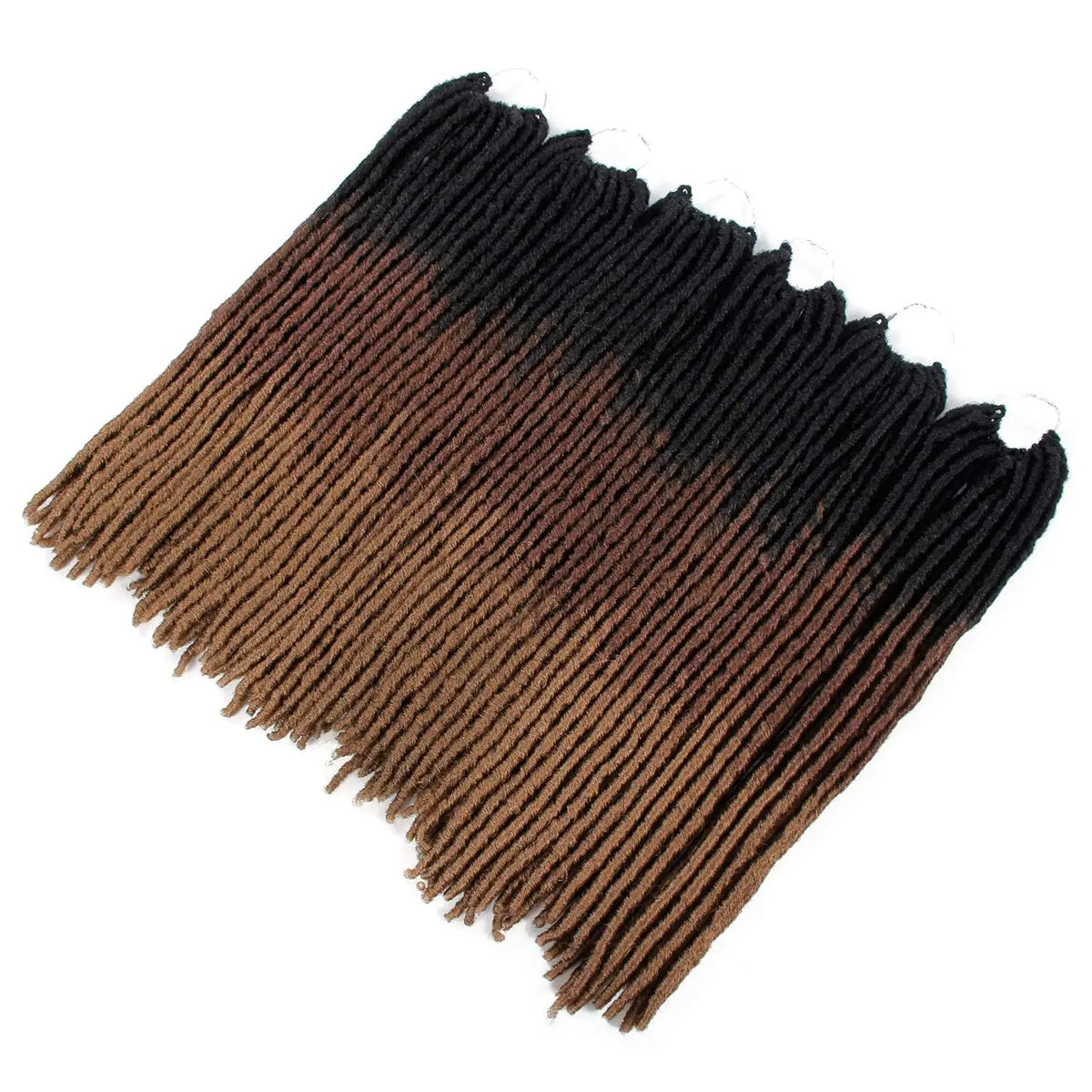 Dreadlocks Crochet Braids Soft Faux Locs Crochet Hair Synthetic Braiding Hair Dreadlocks Faux Locs Soul 18inch Goddess Locs
