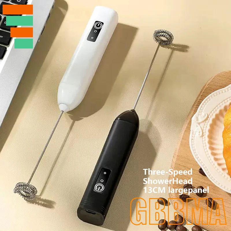 good Electric Milk Frother Handheld Egg Beater Foamer Coffee Maker Electric Blender Mixer Mini Portable Blender Kitchen Tool
