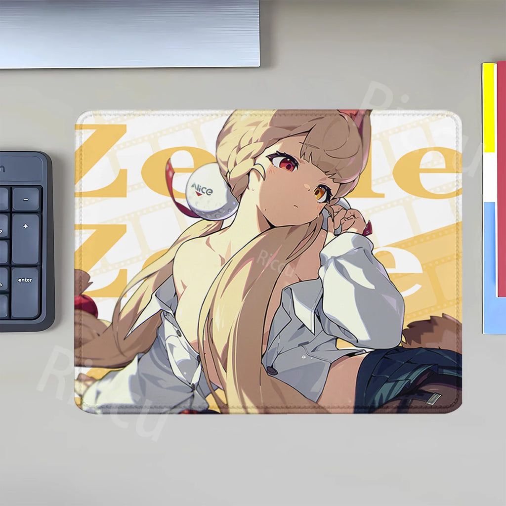 Mouse Pad Zenless Zone Zero Vivian Hoshimi Miyabi Ellen Joe Small Size Mousepad ZZZ Office accessories overlock teclado Desk Mat