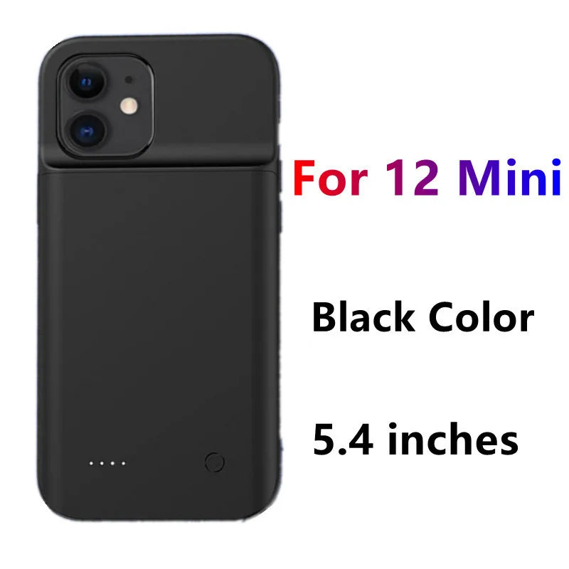 For iphone 14 Pro Max Battery Case For iphone 12 11 Pro Max Smart Power Bank Charger Cover for iPhone XS Max XR 7 8 Plus SE2 SE3
