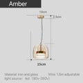 Modern Led Glass Pendant Light for Island Restaurant Hanging Lamp Decoration Ceiling Chandeliers Modern Home Decoration