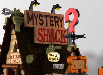 1125PCS MOC Mystery Shack Building Blocks Model Toys Assembly Street View Bricks Desktop Display Ornament Gifts For Christmas Halloween