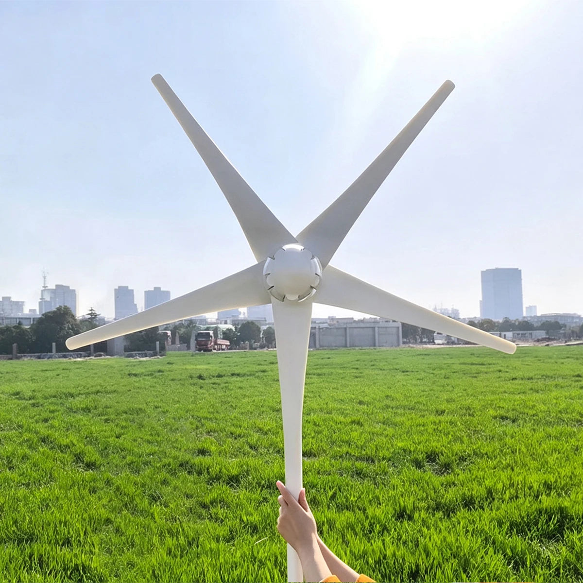 Factory Horizontal axis Wind Turbine 1000W 4000W With mppt controller Wind Solar Hybrid for Street Light Monitoring 12V/2V