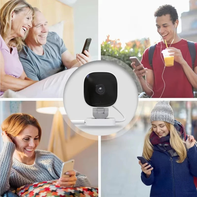 4K Mini Security Camera IP65 Waterproof Full Color Night Vision Motion Detect Surveillance Wifi Monitor with 2 Way Audio 2026