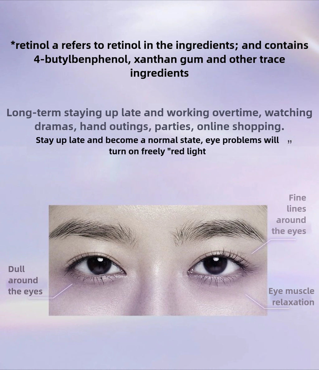 Instant Eye Bag Removal Cream Roller Ball Anti Wrinkle Fade Fine Lines Firming Skin Anti Dark Circle Puffiness Brighten Eye Care