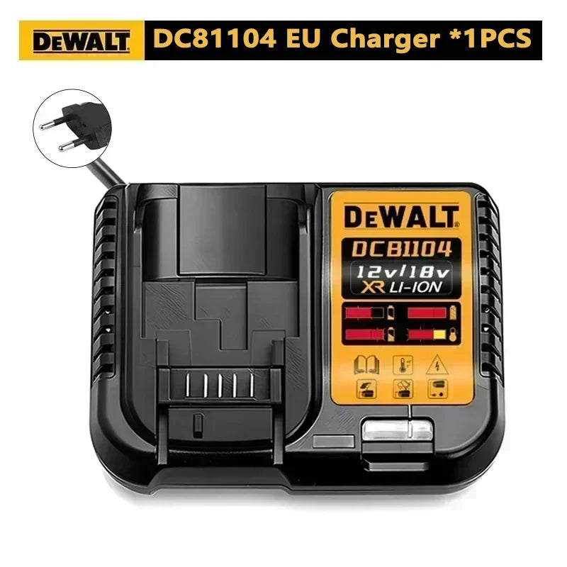 100% Original DeWalt Batteries 20V 5000/6000mAh Li Ion Battery For DCB206 DCB205 DCB204 DCB200 DeWalt Power Tools Air Transport