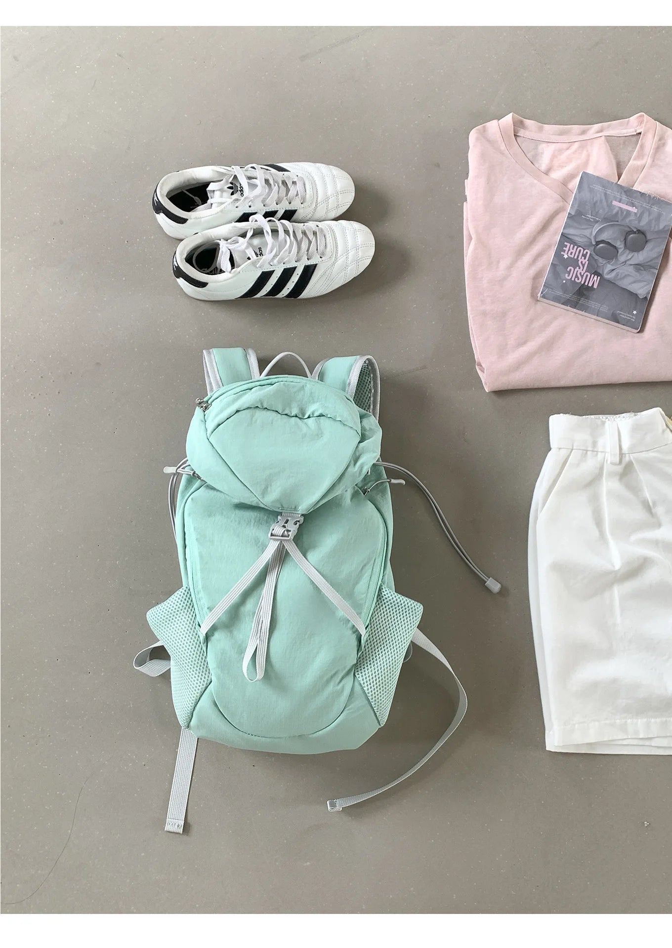 Women Outdoor Sports Backpack With Large Capacity Lightweight Nylon Backpack Suitable Casual Versatile Camping Travel Bag Unisex