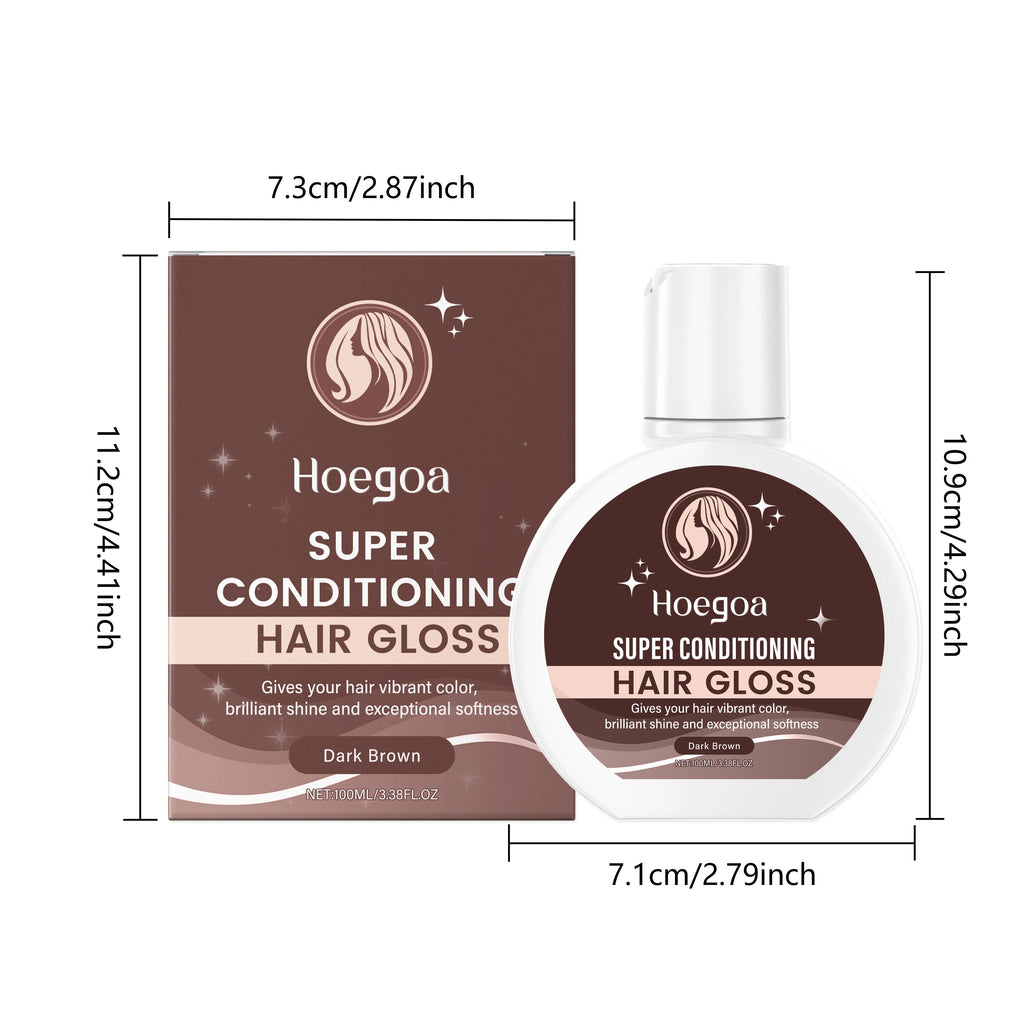 5Colors Super Gloss Hair Conditioner Gloss Rinse Out Semi-Permanent Hair Gloss that Enhances Color and Boosts Shine & Hydration