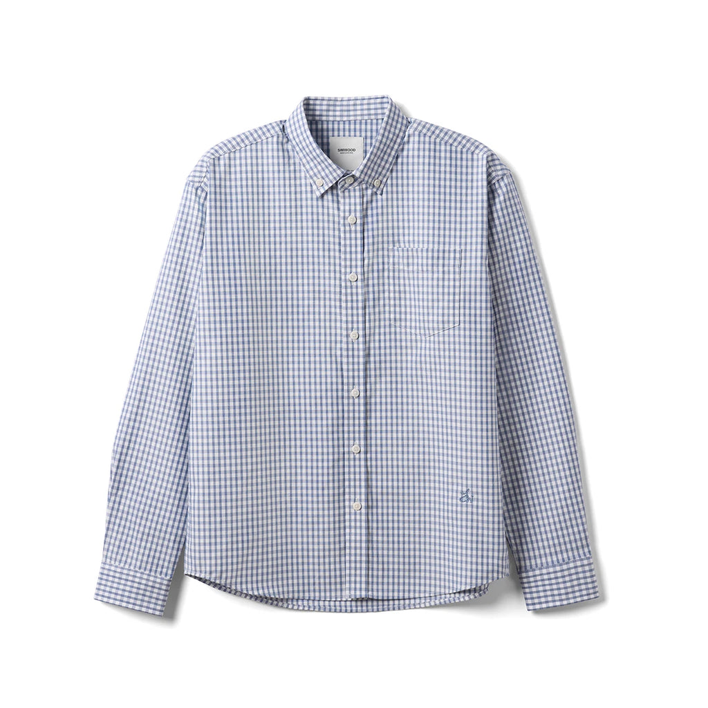 SIMWOOD 2026 Spring New Oversize 170gsm Liquid Ammonia Finish Fabric Shirts Men Checked Plaid Casual Shirts