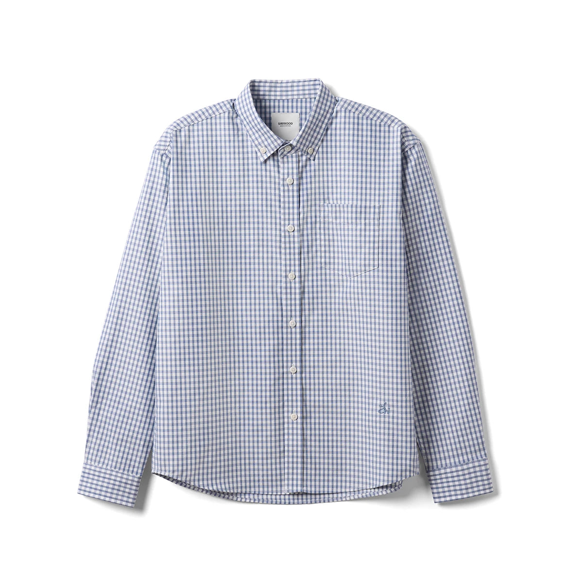 SIMWOOD 2026 Spring New Oversize 170gsm Liquid Ammonia Finish Fabric Shirts Men Checked Plaid Casual Shirts