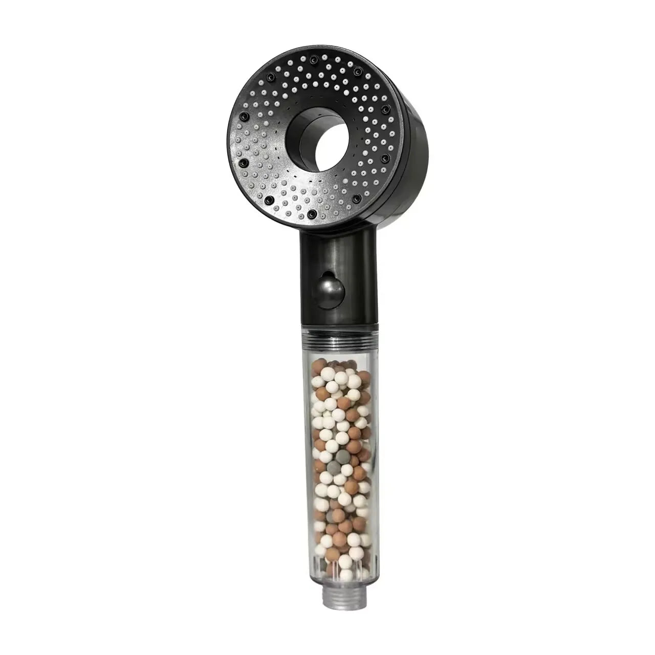 High Pressurized Filter Shower Head 5-mode Adjustable Spa Showerhead One Button Stop Water Saving Shower Bathroom Accessories