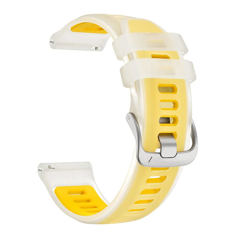Transparent Candy Color Silicone Strap For Garmin Forerunner 265 265s 255 55 158 165 Music 570 Venu 4 3 3s 2 SQ Vivoactive 6 5