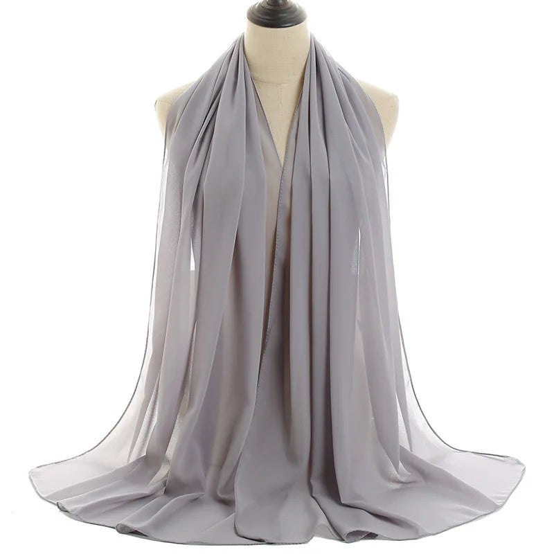 Ramadan Islamic Instant Bubble Chiffon Shawl Scarf Lady Head Wrap Women Hijabs Scarves Bufandas Muslim Veil Hijab Snood 180*70cm