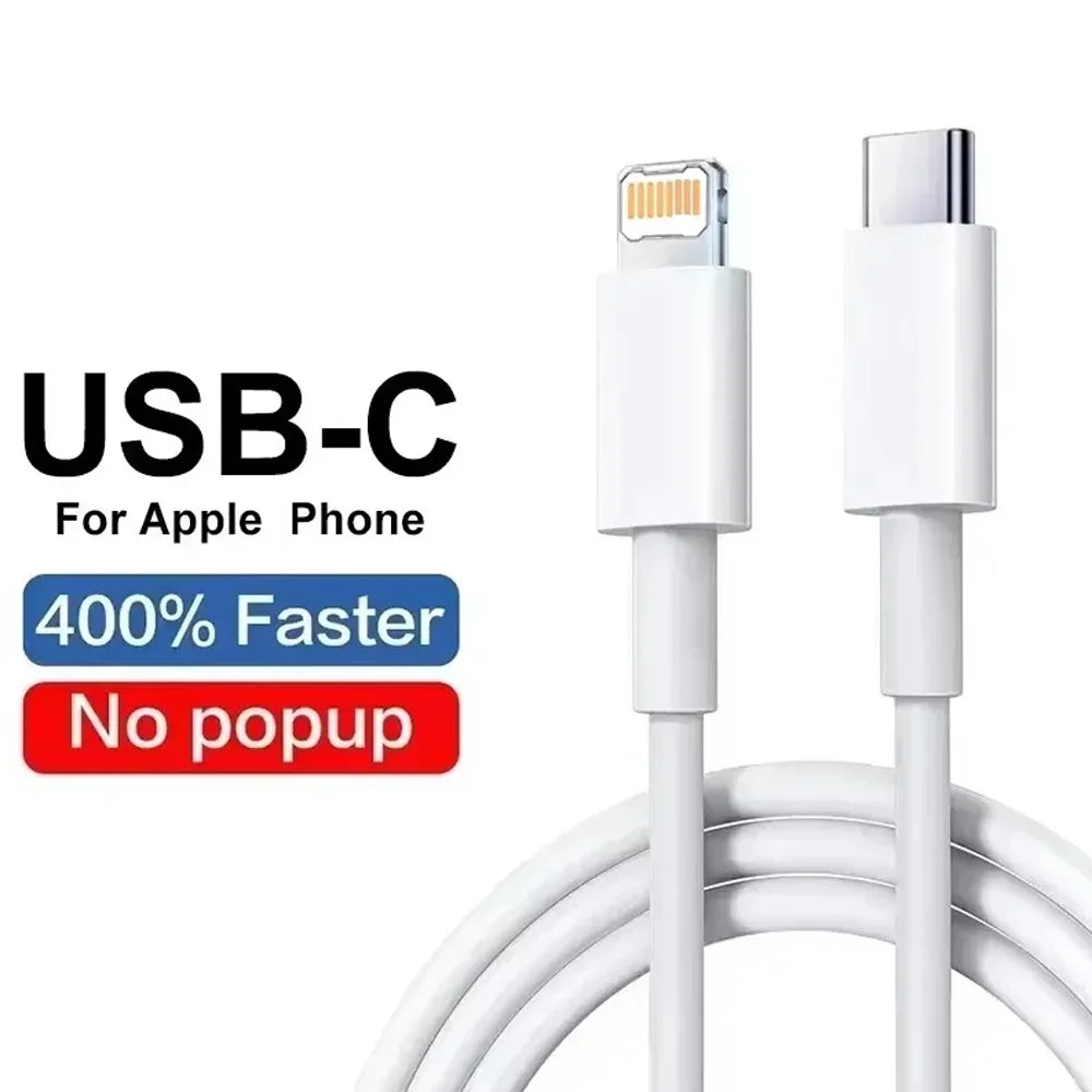 For iPhone PD 35W Fast Charging 17 16 15 Pro Max Air 14 13 12 11 USB-C Quick Charger X XS XR 8 Phone Accessories