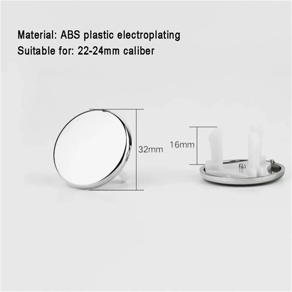 2pcs Bathroom Sink Hole Cover Basin Trim Cap Cover Electroplated Overflow Ring Bathtub Accessory 22-24mm  lavabo accessories