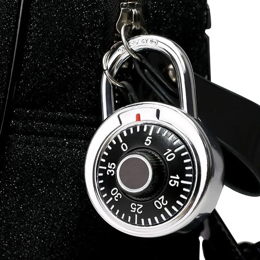 NEW High Security Dia Lock Stainless Steel Round Keyless Padlock Waterproof Digit Combination Lock Lock