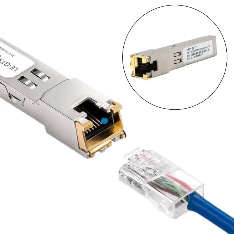 SFP Module SFP Modules Optical Port Turn to RJ45 Ethernet Port Gigabit 10/100/1000M Transceiver Module Replace