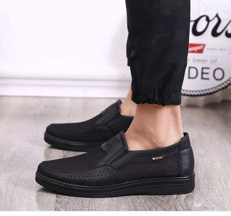 Men's Shoes 2025 Summer Casual Sneakers Breathable Mesh Chunky Sole Affordable Free Shipping