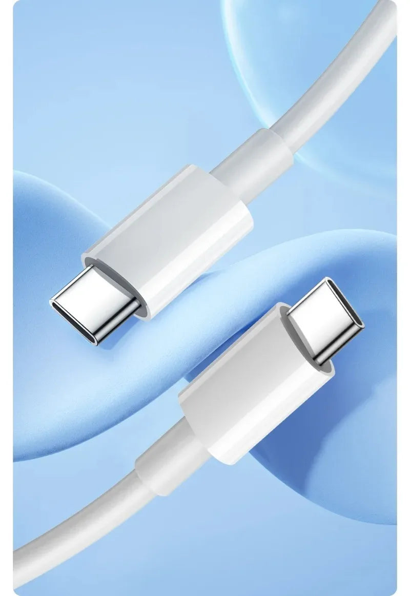 PD 60W USB C to Type C Fast Charging Cable for  iPhone 11 13 14 15 16 Pro Max 12 Mini 6 7 8 Plus XS XR iPad USB A MFi Certified