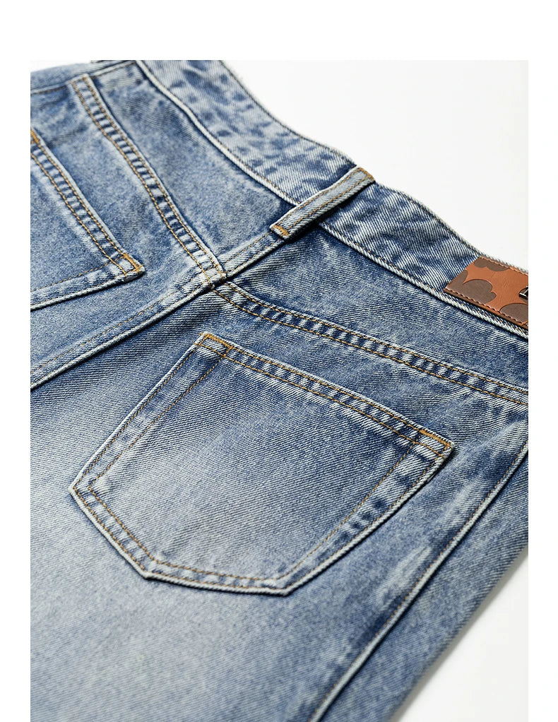 TOYOUTH Women Denim Jeans 2026 Summer New High Waist Curved Knife Pants
