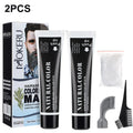 Black Beard Dye Shampoo For Man 3 Minutes Fast Coloring Beard Hair Dye Cream Cover White Grey Natural Plant Beard Color Shampoo