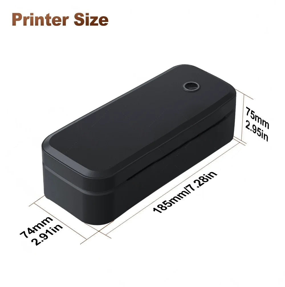 Marklife Thermal Label Printer X4 Small Shipping Label Printer For 4x6 Packages Printing Bluetooth & Automatic Label Recognition