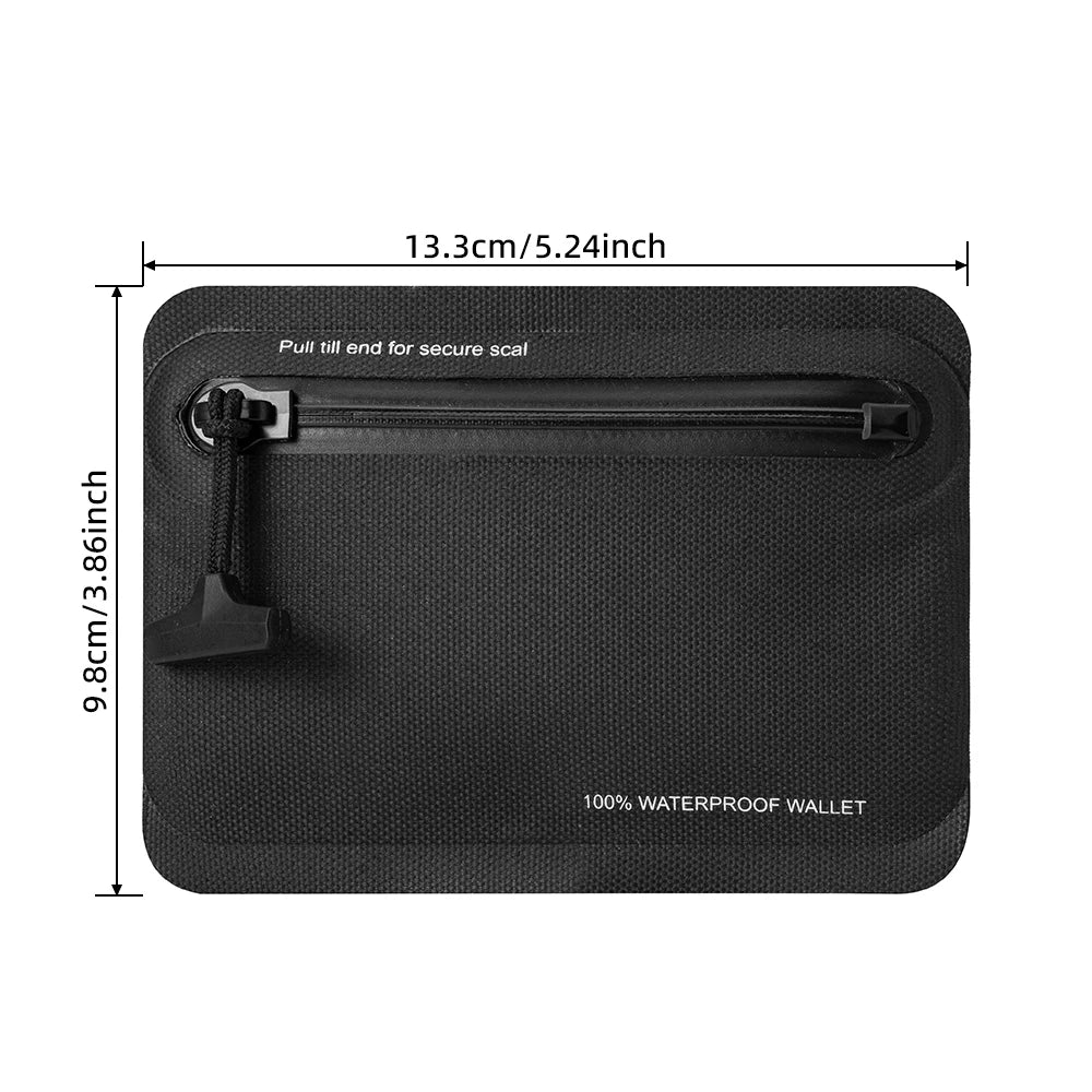 Waterproof Zipper Coin Purse Outdoor Lightweight EDC Pouch Unisex Earphone Credit Card Cash Storage Mini Carry Pouch