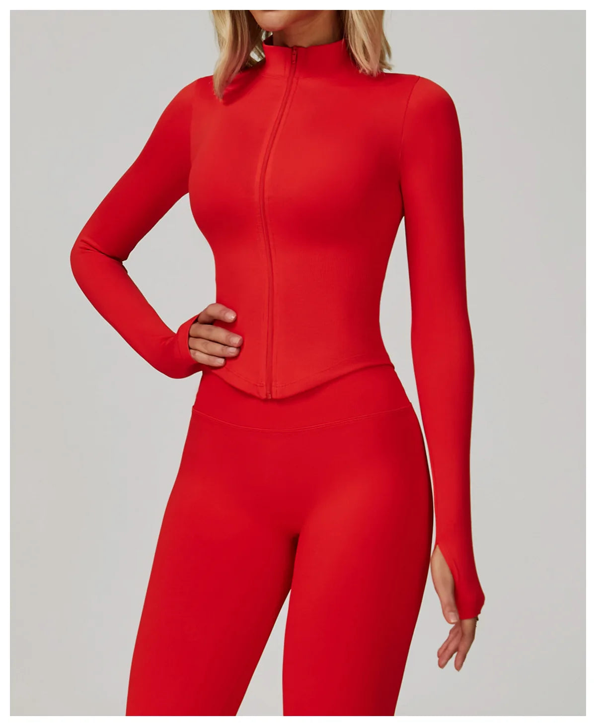 Zipper Yoga Shirts For Women Long Sleeve Seamless Fitness Running Gym Jacket Workout Dry Fit Breathable High Elastic Sports Top