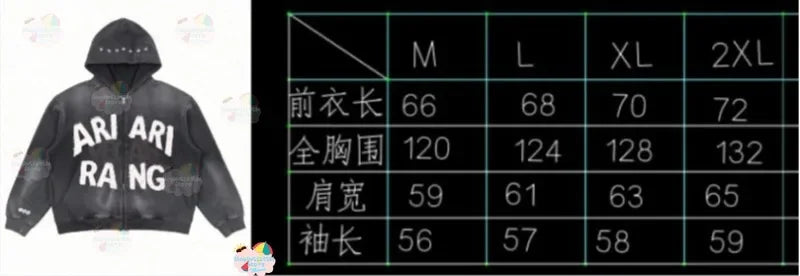 2026 Concert ARIRANG Style Europe Limited Zip-Up Hoodie GREEN WIND JACKET hooded cardigan zipper jacket ARMY unisex