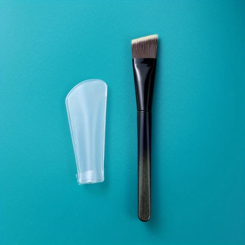 1PC Ultra-thin Flat Foundation Make-up Brush - Beveled Edge Makeup Brush for Liquid/powder Foundation Make-up, Makeup Tools