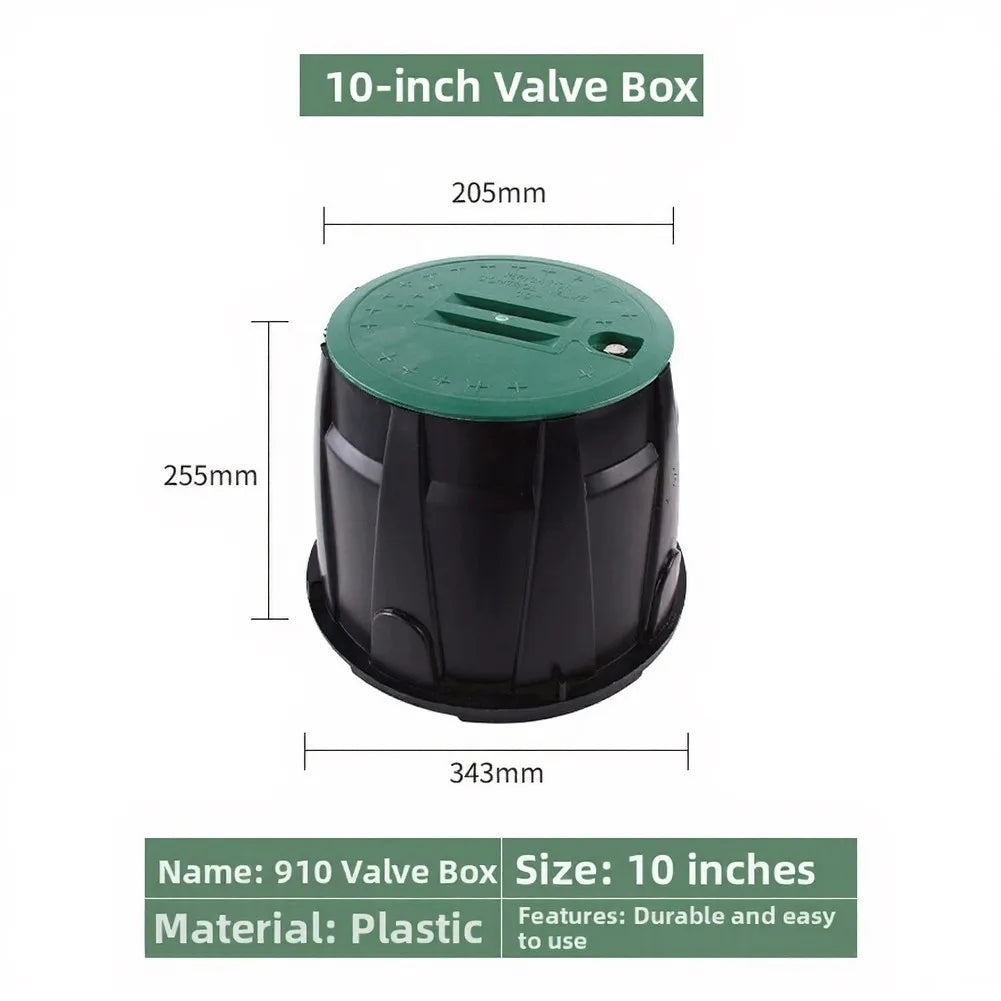 6-inch Landscape Valve Lid Accessing Underground Components Landscape Irrigation Green Plastic Lid Lightweight Design