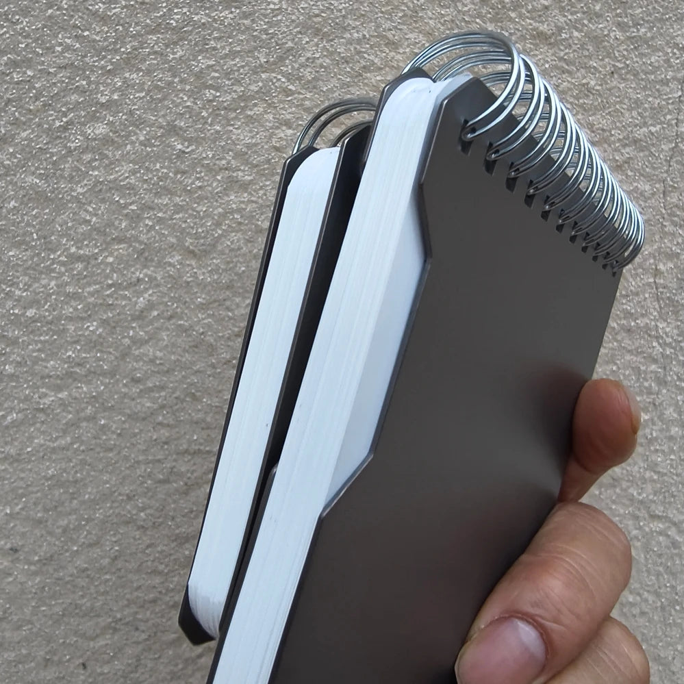 EDC Titanium Alloy Notepad Portable Recyclable Tools Outdoor DIY Survival Camping Gear EDC Multifunction Tools