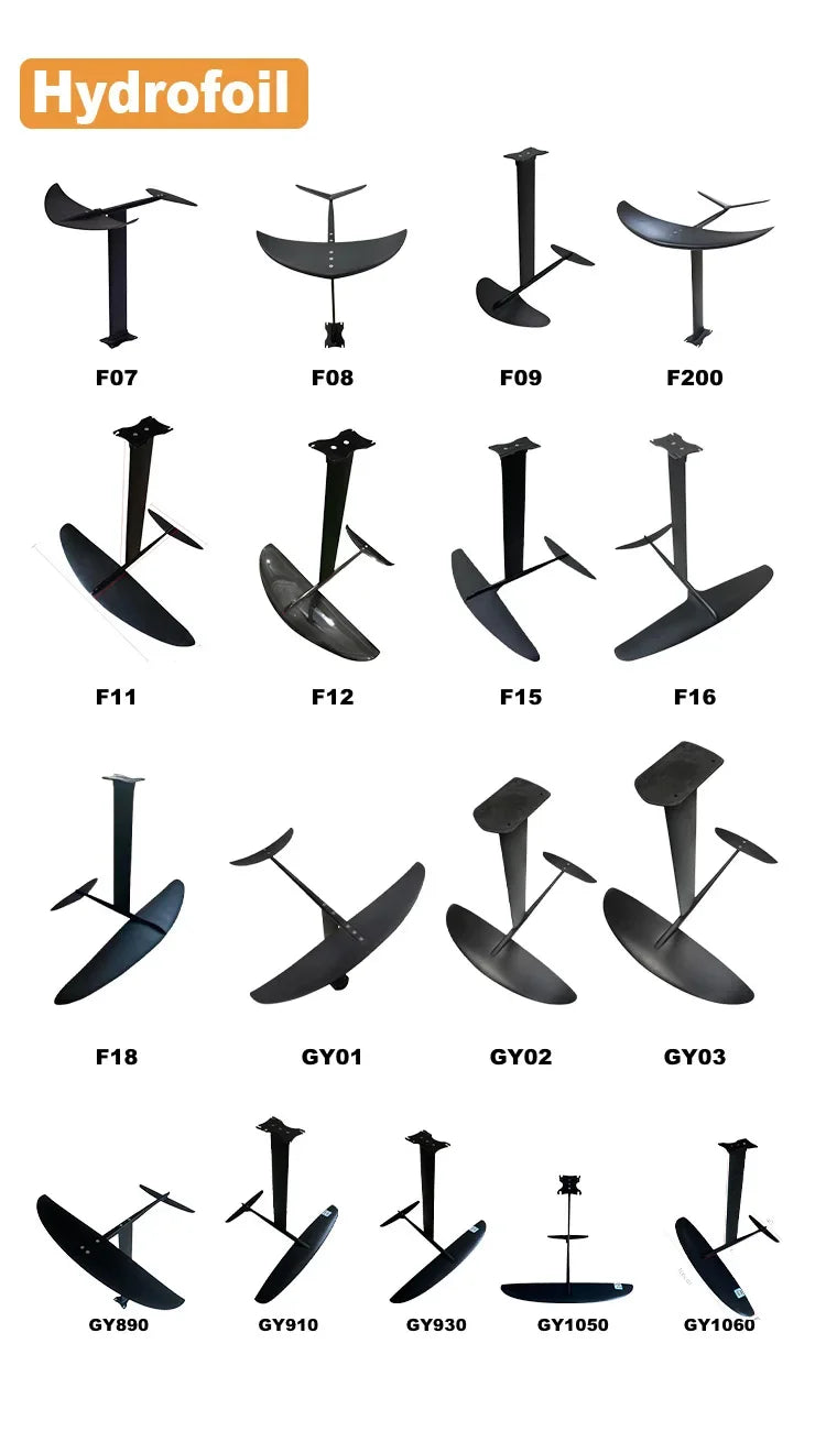 2023 New High Quality Hydrofoil Mast Wholesale Sailing Boat Hydrofoil GY1310 Aluminum Carbon Fiber Surfboard Hydrofoil