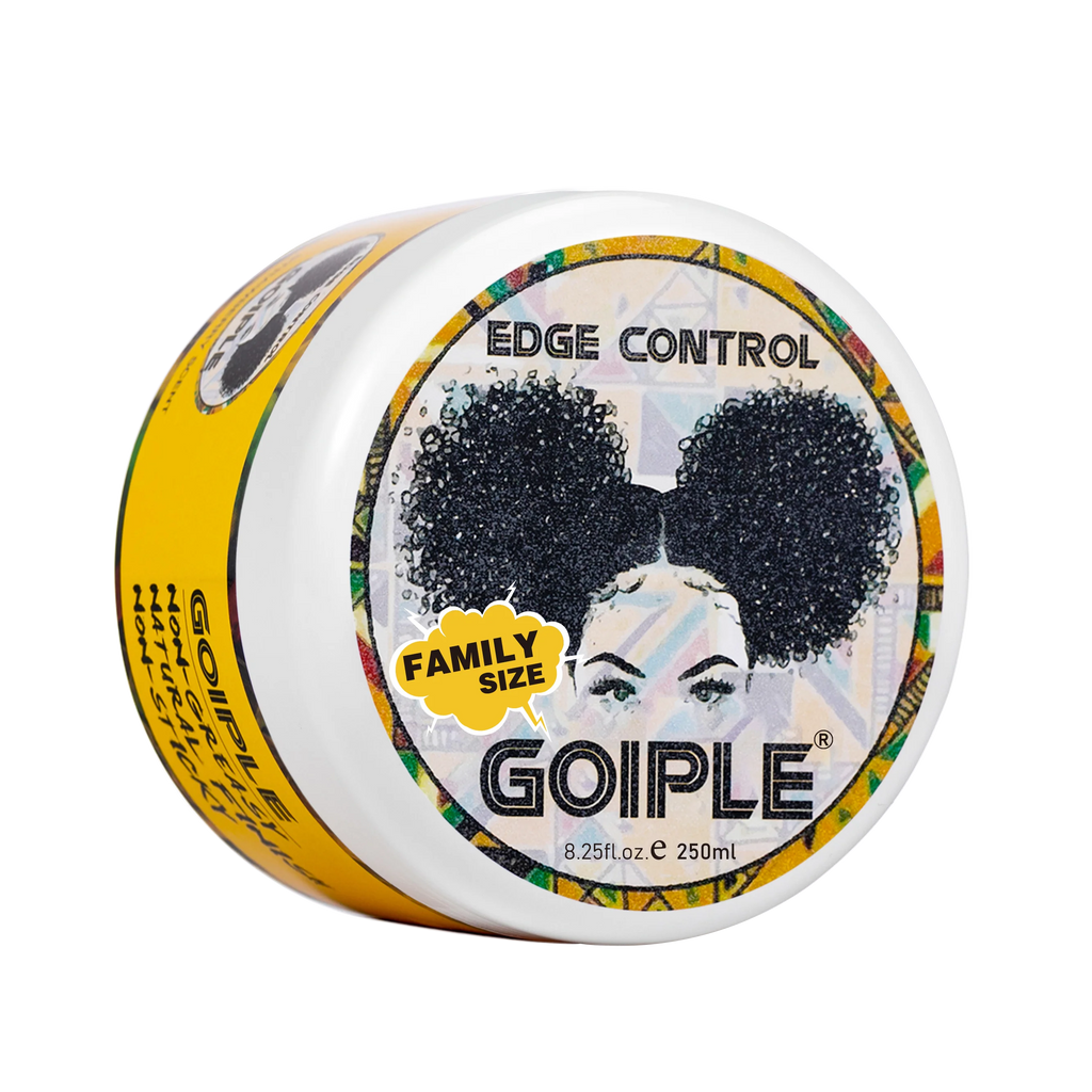 GOIPLE Long Lasting Hold Edge Control Gel for Black 4C Non-greasy Styling Wax Tame Frizz Slick Baby Hair Broken Finishing Cream