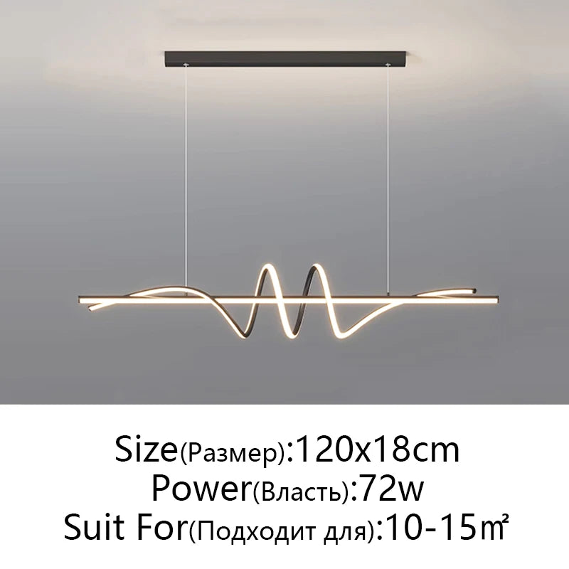 Modern Led Living Room Pendant Lights Hanging Lamp For Dining Table Kitchen Cloakroom Office Home Decor Furniture Minimalist