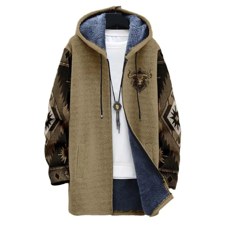 Spring Men's Trend Lapel Chenille Woolen Coat Woolen Coat