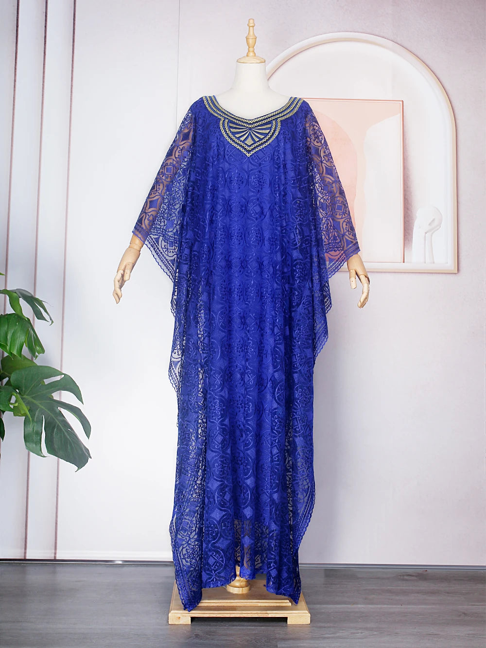 Loose Lace Dresses For Women Wedding Party Evening Gown African Traditional Dress Two Piece Set Clothing 2026 Dubai Hijab Abayas