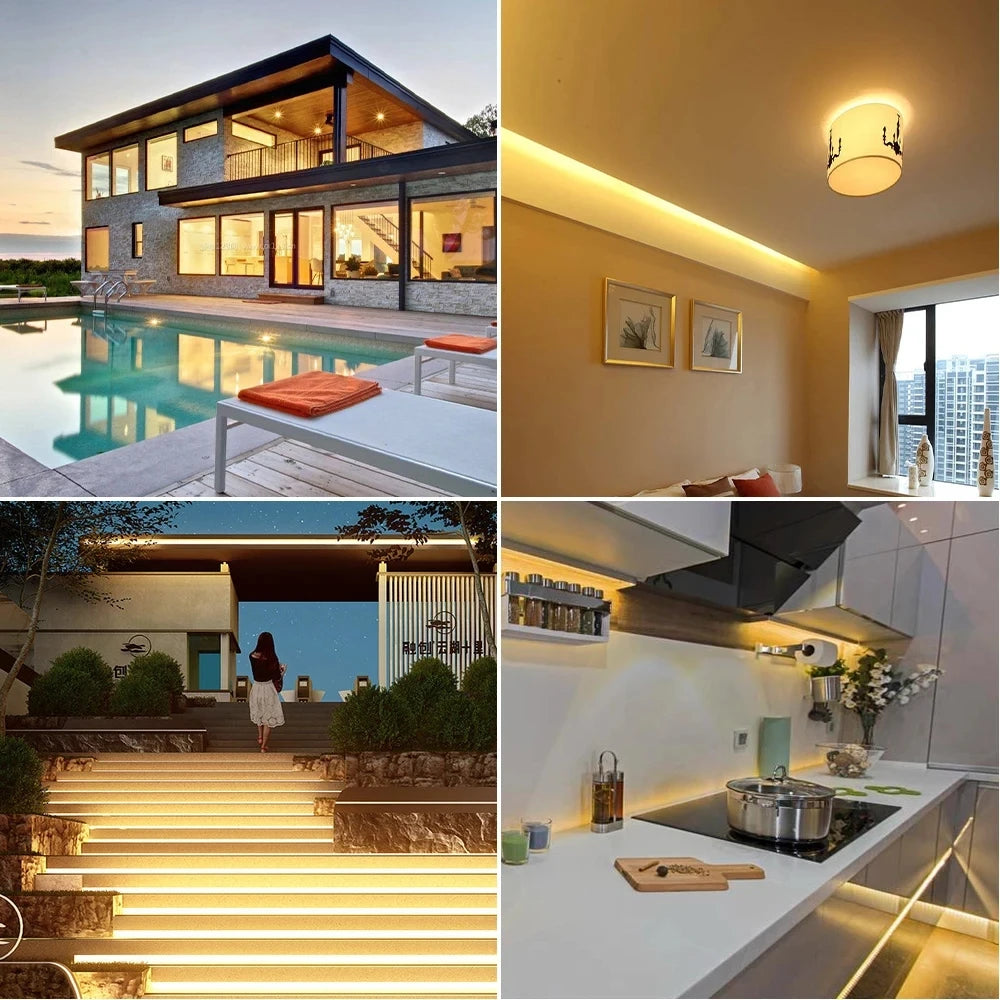 1200mAh 2400mAh 7200mAh COB Solar LED Strip Neon Light Sign DC 24V Flexible Waterproof IP68 IP67 Adhesive Tape Diode Lamp Linear