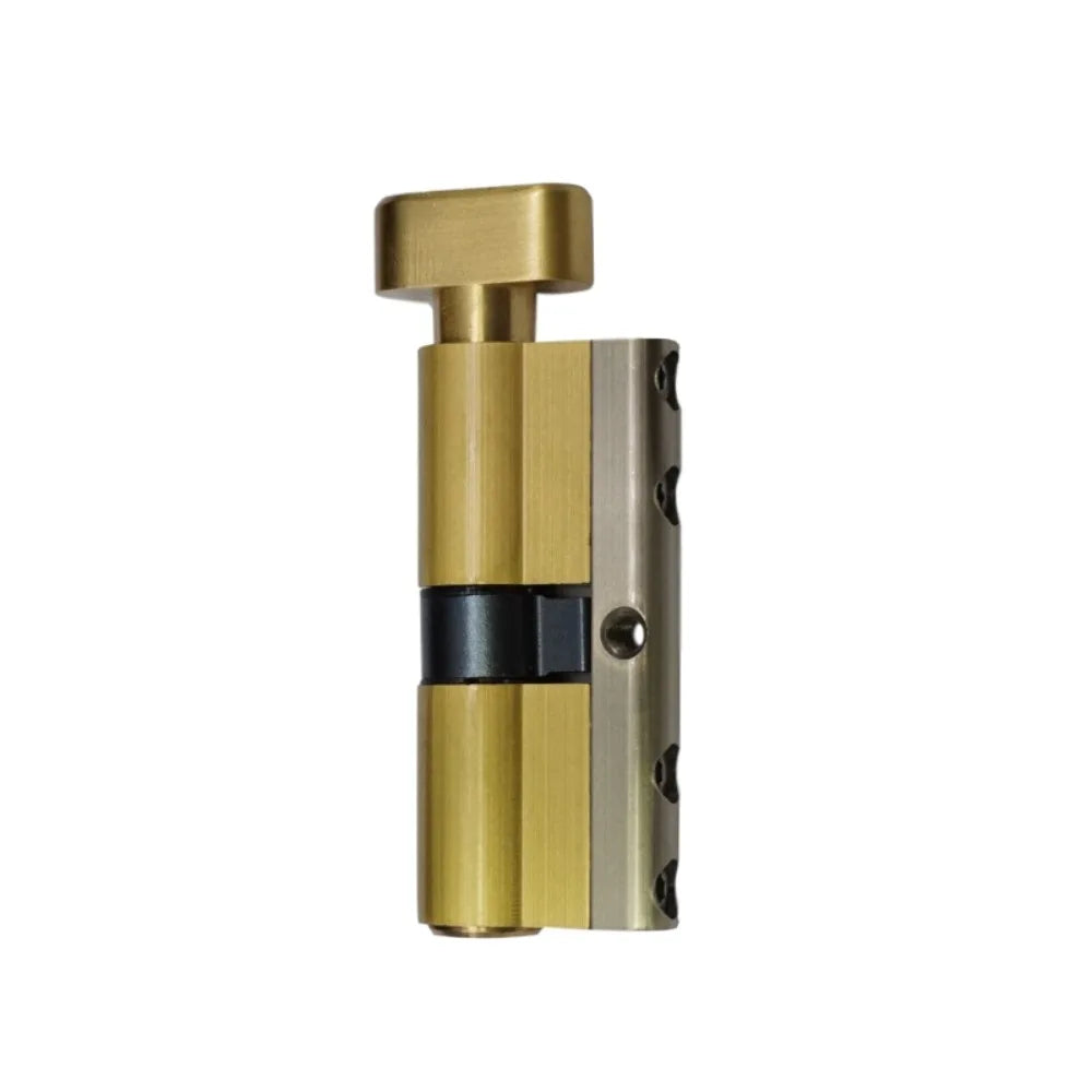 Super D-grade 8-track Single Opening with Knob Anti-theft Cylinder,Universal Lock Core for Iron and Wooden Doors,8 Keys Cilindro