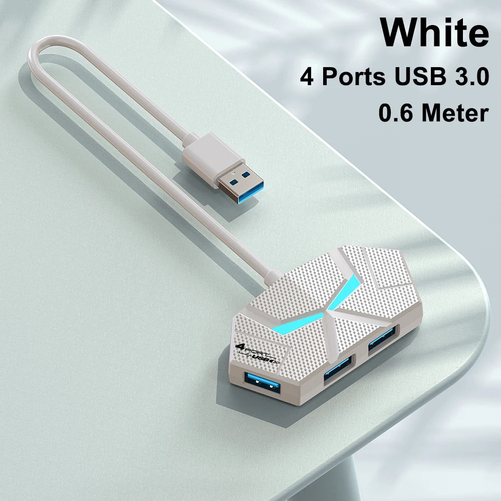 7-in-1 USB Docking Stations USB 3.0 HUB USB Splitter Adapter OTG 5Gbps High Speed Transmission TYPE C Power Supply For PC Laptop