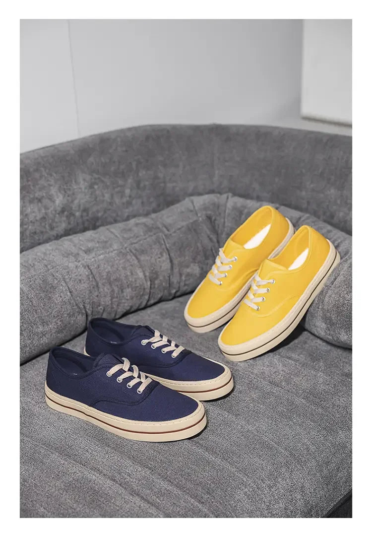 YUYIN 2026 New Men Vulcanized Canvas Shoes Sneakers Comfort Light Student Trendy Casual Male Daily Outdoor Walking Footwear