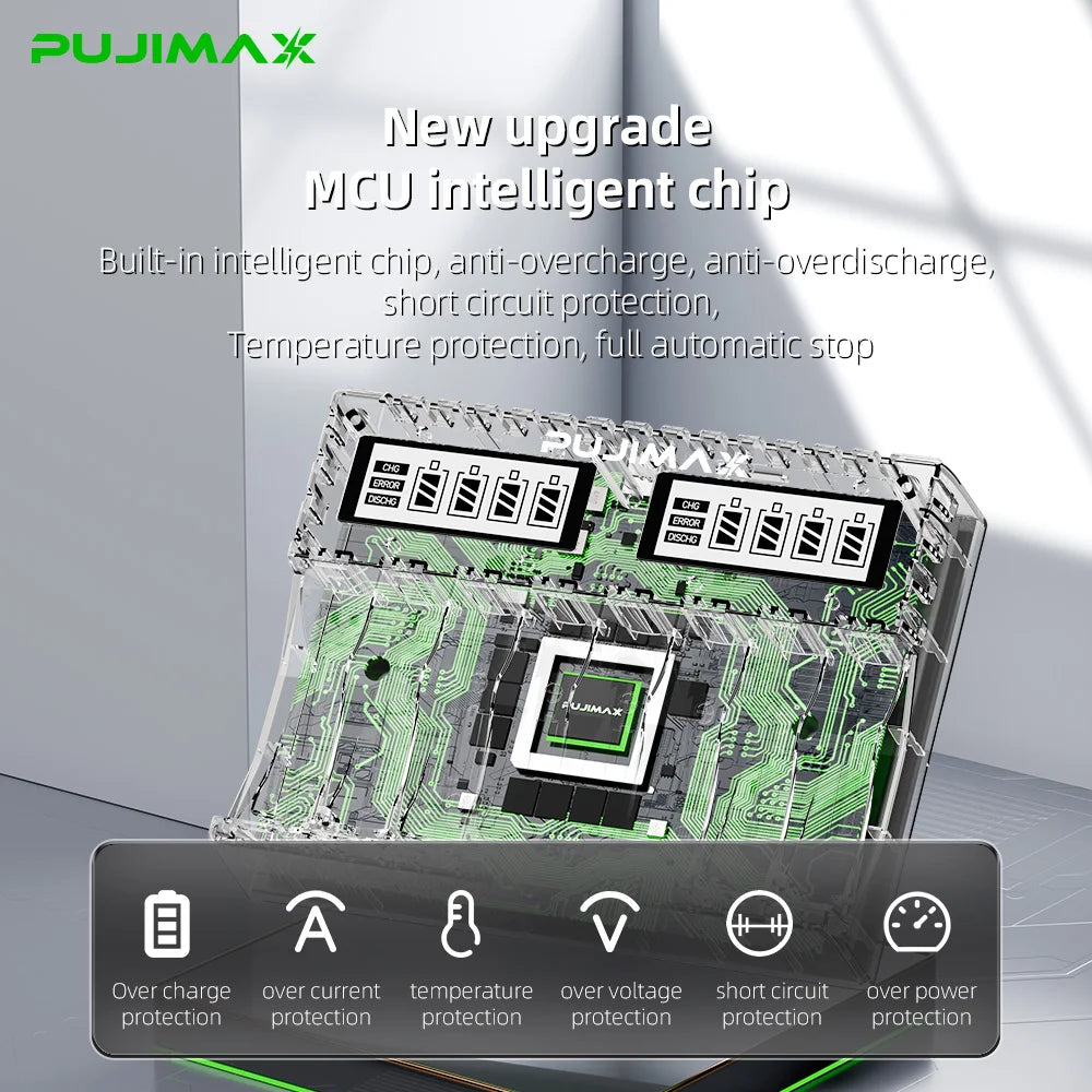 PUJIMAX AA/AAA 3400mWh 1100mWh 1.5V Li-Ion Rechargeable BatteryCharger Lithium Batteries For Mouse Flashlight Fan Game Machine