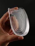 Upgrade and Widen Height Increase Insoles, 1/4" to 1" Gel Shoe Heels Inserts for Leg Length Discrepancies-4 Layers,1 Pair